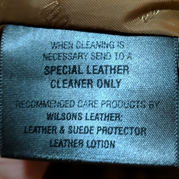 Wilson's Leather Tan Jacket - Picture 6 of 7